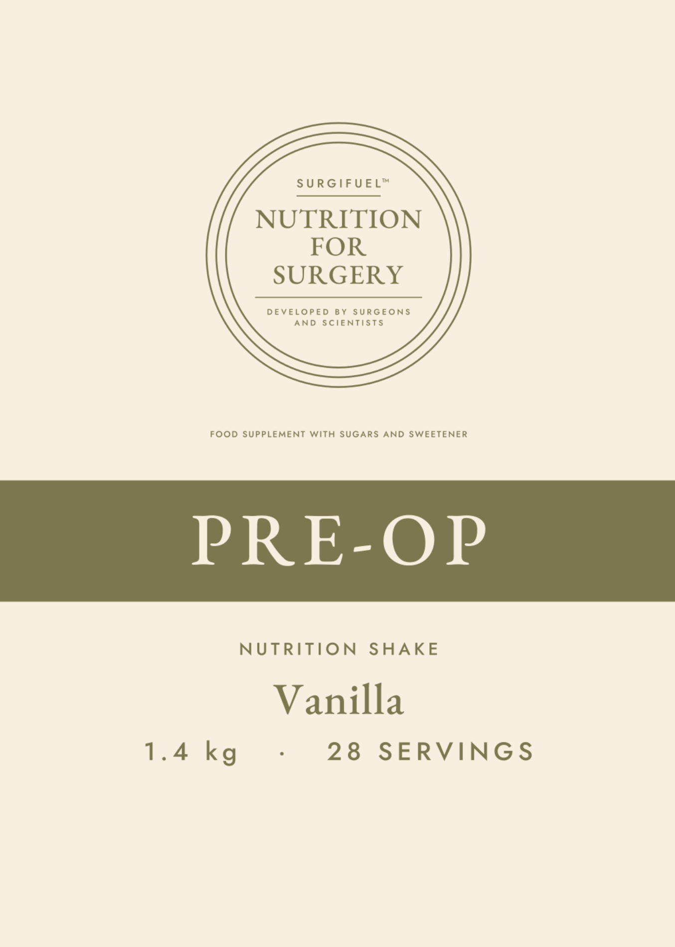 SurgiFuel™ Pre-Op pack